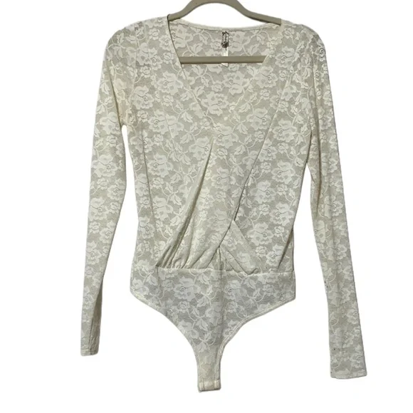 Intimately Free People Sneaky Long Sleeve Lace Bodysuit - Picture 3 of 7
